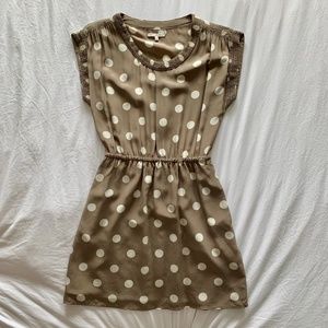 Madewell Broadway & Broome Silk Polka Dot Dress